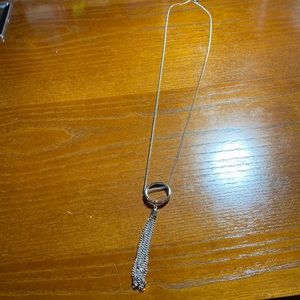 Long statement necklace